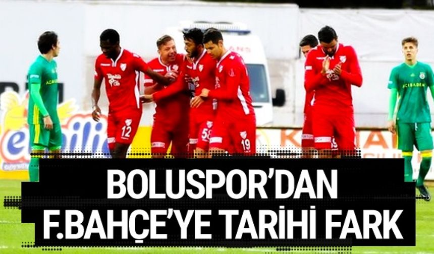 Boluspor - Fenerbahçe hazırlık maçı golleri ve sonucu